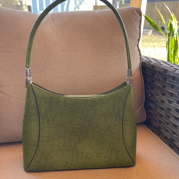Handbags - Elegant Green Shoulder Bag